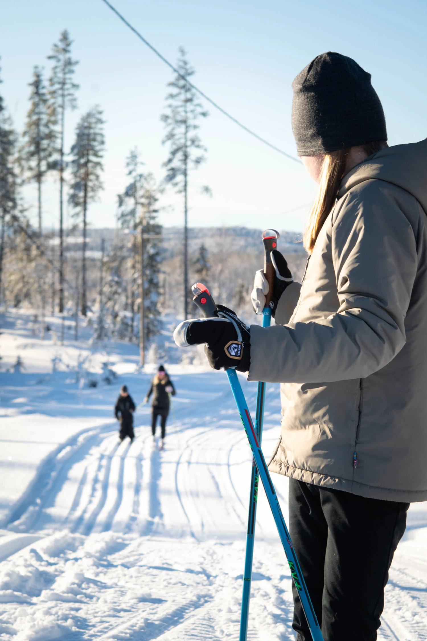 Hestra Wool Terry Jr Splitt Mitt 7 Hestra Wool Terry Jr Splitt Mitt - Image 7