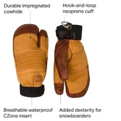 Hestra Freeride CZone 3-Finger Glove