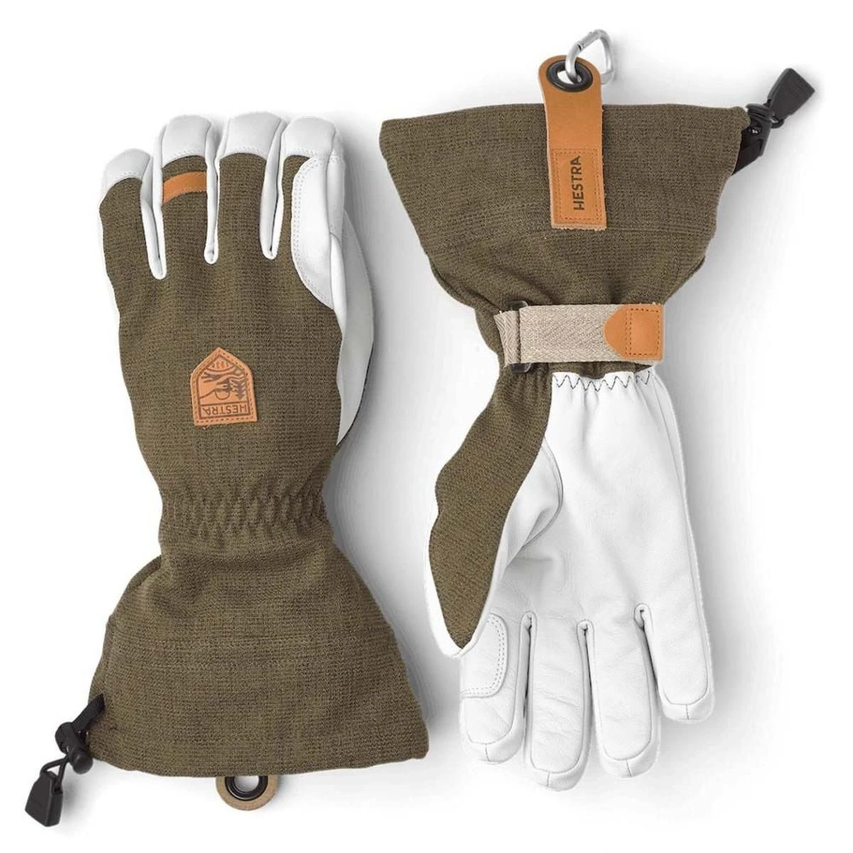 Hestra Army Leather Patrol Gauntlet 5-Finger Gloves 1 Hestra Army Leather Patrol Gauntlet 5-Finger Gloves