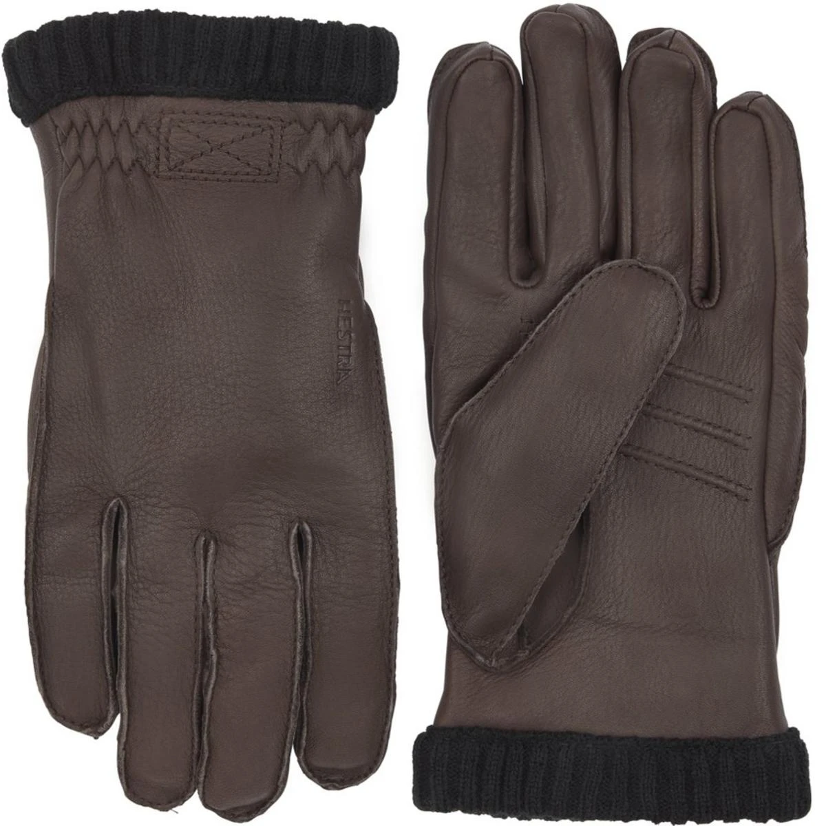 Hestra Deerskin Primaloft Ribbed Gloves 2 Hestra Deerskin Primaloft Ribbed Gloves - Image 2