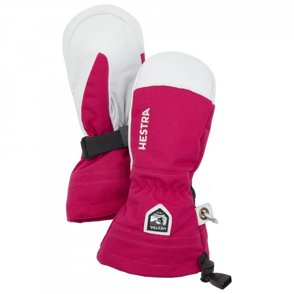 Hestra Kid's Army Leather Heli Ski Mitt - Gloves 1 Hestra Kid's Army Leather Heli Ski Mitt - Gloves